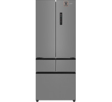 Отдельностоящий холодильник Weissgauff WFD 450 Built-in Inverter NoFrost Inox