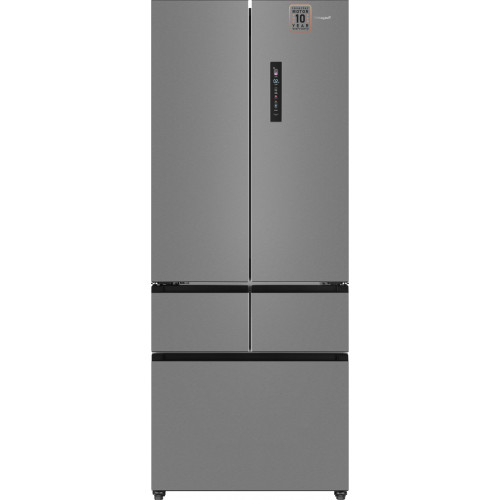 Отдельностоящий холодильник Weissgauff WFD 450 Built-in Inverter NoFrost Inox