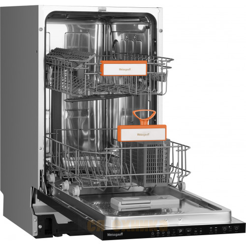 Встраиваемая посудомоечная машина с лучом на полу Weissgauff BDW 4525 Infolight