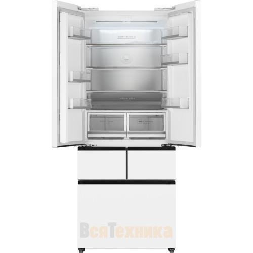 Отдельностоящий холодильник Weissgauff WFD 450 Built-in Inverter NoFrost White