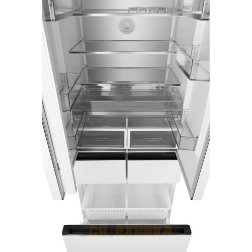 Отдельностоящий холодильник Weissgauff WFD 450 Built-in Inverter NoFrost White