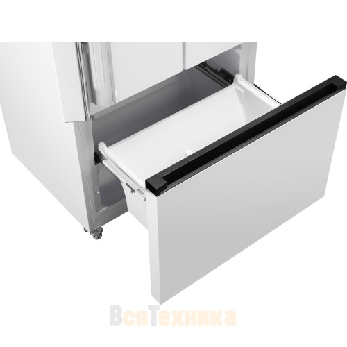 Отдельностоящий холодильник Weissgauff WFD 450 Built-in Inverter NoFrost White