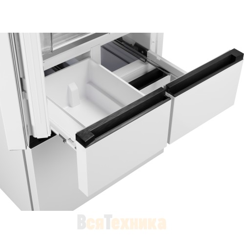 Отдельностоящий холодильник Weissgauff WFD 450 Built-in Inverter NoFrost White