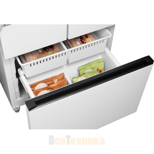 Отдельностоящий холодильник Weissgauff WFD 450 Built-in Inverter NoFrost White