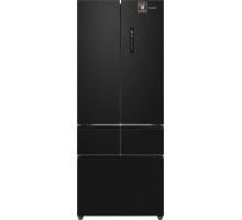 Отдельностоящий холодильник Weissgauff WFD 450 Built-in Inverter NoFrost Dark Inox