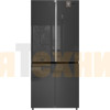 Отдельностоящий холодильник с инвертором Weissgauff WCD 590 NoFrost Inverter Premium EcoFresh Inox Glass