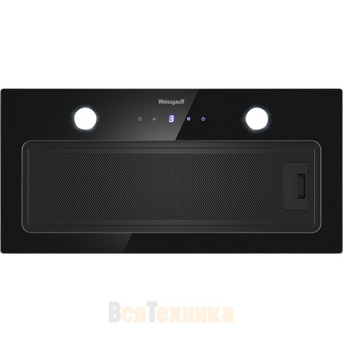 Кухонная встраиваемая вытяжка Weissgauff Dubhe 600 Black Touch