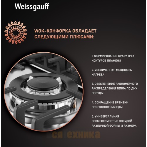 Варочная панель Weissgauff HGG 451 XFV