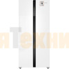 Отдельностоящий холодильник с инвертором Weissgauff WSBS 500 Inverter NoFrost White Glass