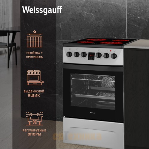 Электрическая плита Weissgauff WES 2V16 SE Premium Line