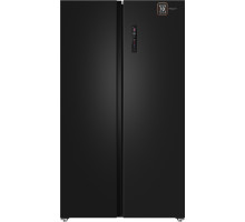 Отдельностоящий холодильник с инвертором Weissgauff WSBS 1036 Inverter NoFrost Premium Dark Inox