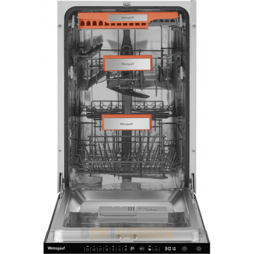 Встраиваемая посудомоечная машина с лучом на полу Weissgauff BDW 4536 D Infolight