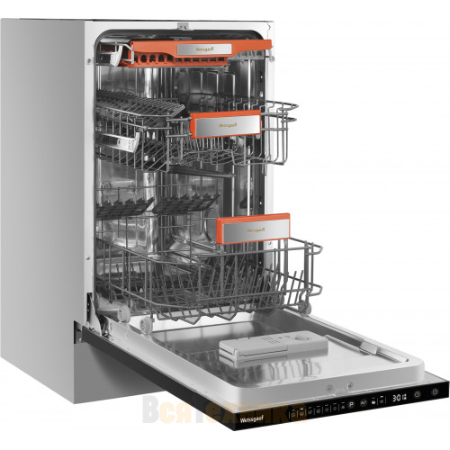 Встраиваемая посудомоечная машина с лучом на полу Weissgauff BDW 4536 D Infolight