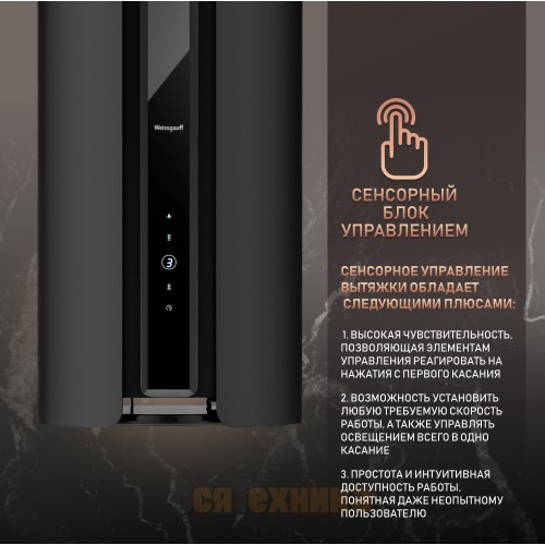 Вытяжка Weissgauff Sun BLDC BL