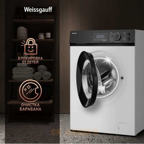 Стиральная машина с инвертором и паром Weissgauff WM 45127 Inverter Steam Touch