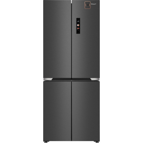 Отдельностоящий холодильник с инвертором Weissgauff WCD 480 Total NoFrost Inverter Silk Inox Built-in