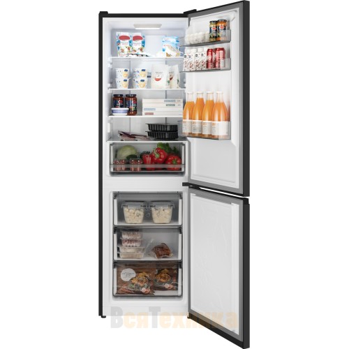 Отдельностоящий холодильник с инвертором Weissgauff WRK 185 Total NoFrost Inverter Black