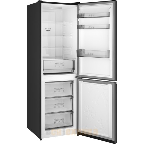 Отдельностоящий холодильник с инвертором Weissgauff WRK 185 Total NoFrost Inverter Black
