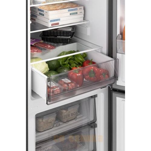 Отдельностоящий холодильник с инвертором Weissgauff WRK 185 Total NoFrost Inverter Black