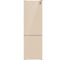 Отдельностоящий холодильник с инвертором Weissgauff WRK 2000 Total NoFrost Inverter Beige Glass