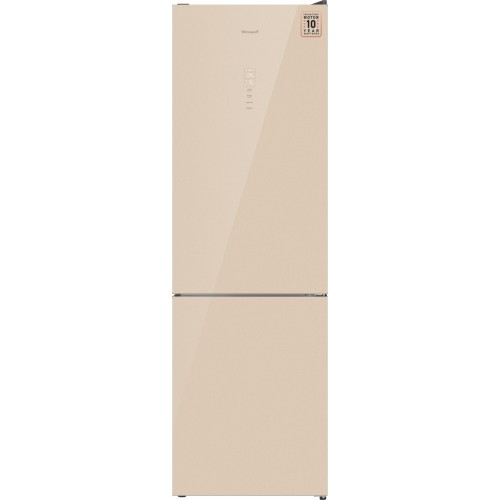 Отдельностоящий холодильник с инвертором Weissgauff WRK 2000 Total NoFrost Inverter Beige Glass
