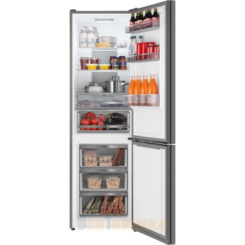 Отдельностоящий холодильник с инвертором Weissgauff WRK 2000 Total NoFrost Inverter Beige Glass
