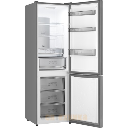 Отдельностоящий холодильник с инвертором Weissgauff WRK 2000 Total NoFrost Inverter Beige Glass