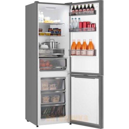 Отдельностоящий холодильник с инвертором Weissgauff WRK 2000 Total NoFrost Inverter Beige Glass
