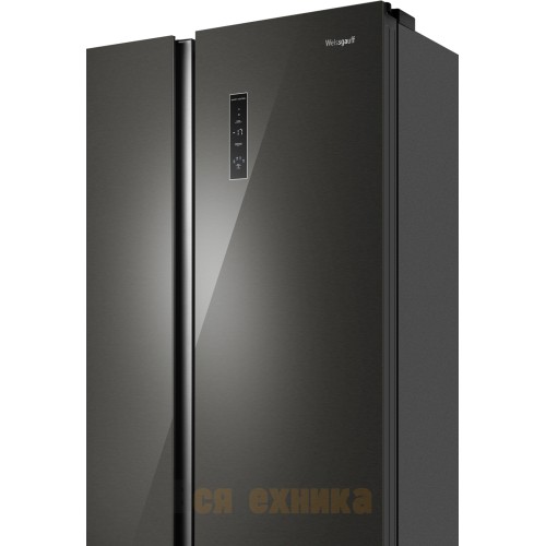 Отдельностоящий холодильник с инвертором Weissgauff WSBS 550 GRG Inverter NoFrost
