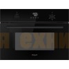 Встраиваемый компактный духовой шкаф с СВЧ Weissgauff OE 449 PDBK Black Edition