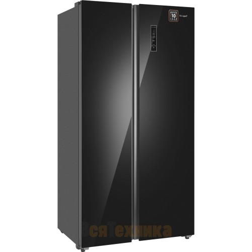 Отдельностоящий холодильник с инвертором Weissgauff WSBS 550 BG Inverter NoFrost