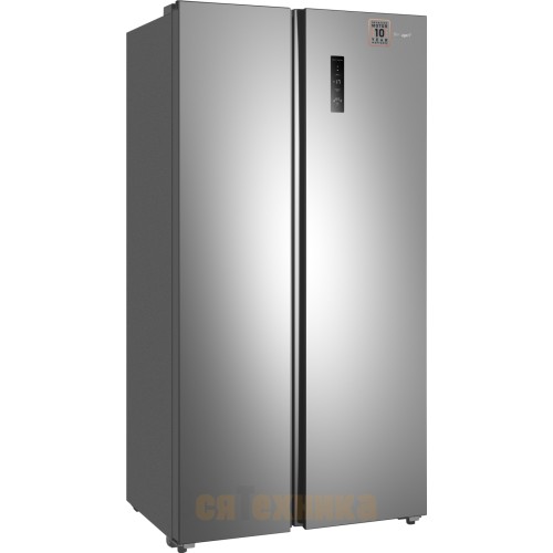 Отдельностоящий холодильник с инвертором Weissgauff WSBS 550 X Inverter NoFrost