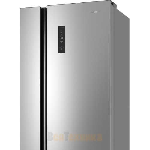 Отдельностоящий холодильник с инвертором Weissgauff WSBS 550 X Inverter NoFrost