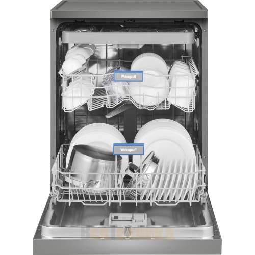 Посудомоечная машина Weissgauff DW 6038 D Dual Wash Silver