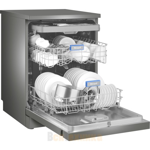 Посудомоечная машина Weissgauff DW 6038 D Dual Wash Silver