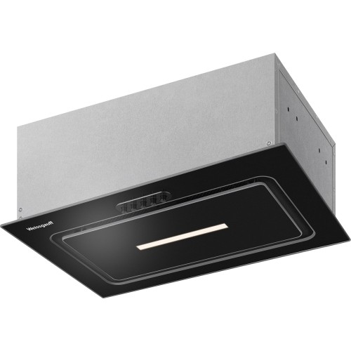 Кухонная встраиваемая вытяжка Weissgauff Aura 456 PB Black Glass