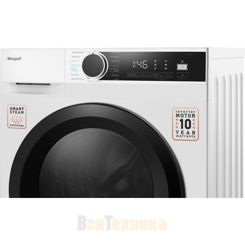 Стиральная машина с инвертором и паром Weissgauff WM 591412 Inverter Steam