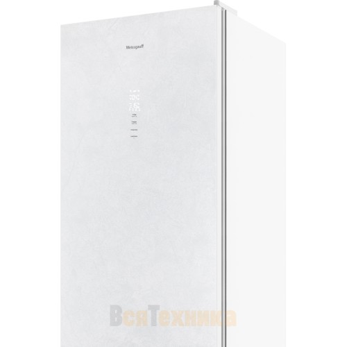 Отдельностоящий холодильник с инвертором Weissgauff WRK 2000 Total NoFrost Inverter White Rock Glass