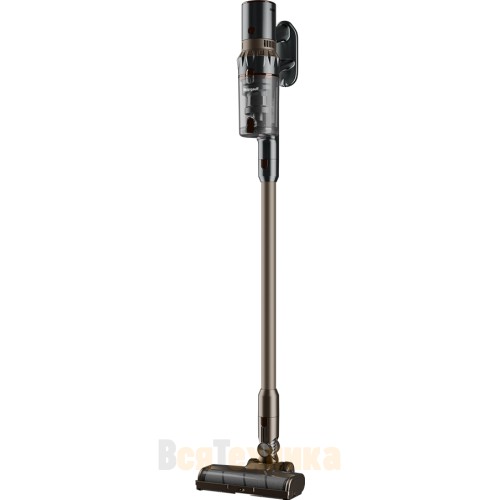 Вертикальный беспроводной пылесос Weissgauff V12 BLDC 630 Bronzo Beige X-Treme Turbo