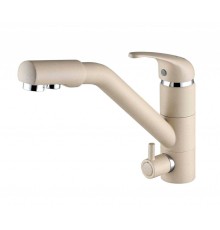 Смеситель Paulmark Hessen He213017-428 для кухонной мойки, шампань