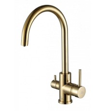 Смеситель Paulmark Essen Es213211-G для кухонной мойки, золото