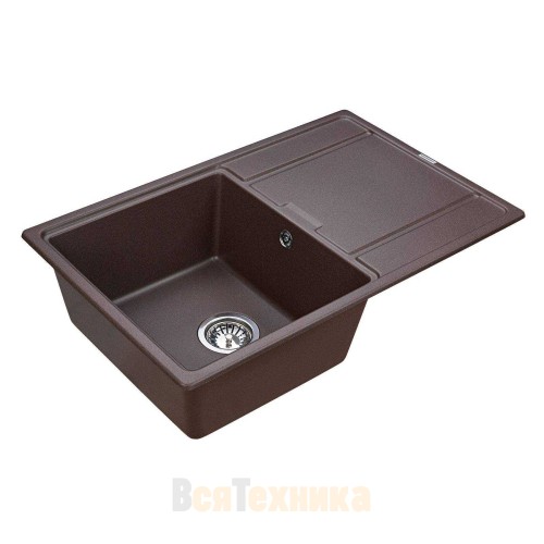 Мойка кухонная Paulmark FLUGEN PM217850-CO кофе 780х500 мм