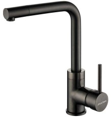 Смеситель Paulmark Honner Ho212018-GM для кухонной мойки, вороненая сталь