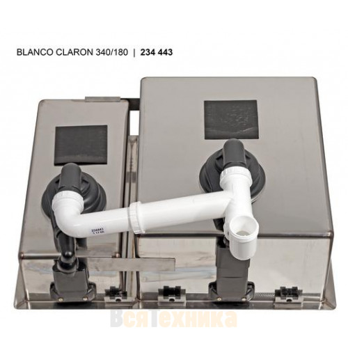 Кухонная мойка Blanco Claron 340/180-U чаша слева 