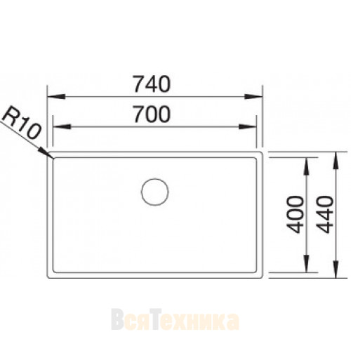 Кухонная мойка Blanco Claron 700-U Durinox 