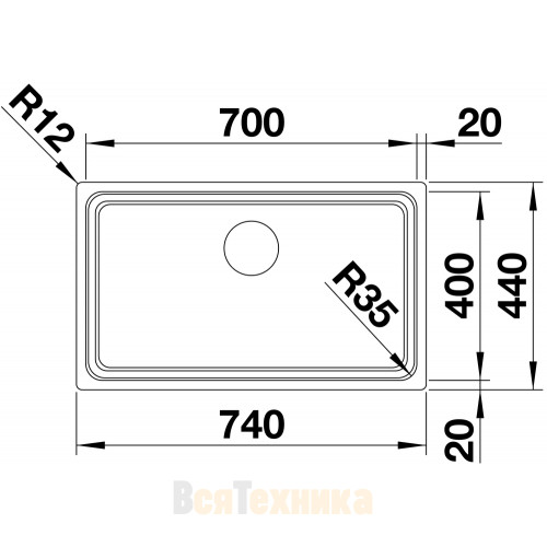 Кухонная мойка Blanco Etagon 700-U 