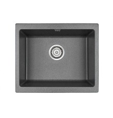 Мойка кухонная Paulmark GERA PM205546-DG графит 555х460 подст. мон.