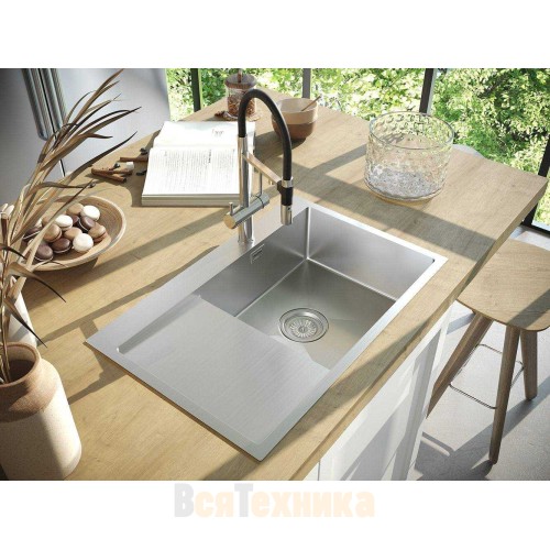 Кухонная мойка Paulmark Elde PM807851-BSR, нержавеющая сталь AISI 304