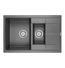 Мойка кухонная Paulmark FESTE PM237850-DG графит 775х495 мм