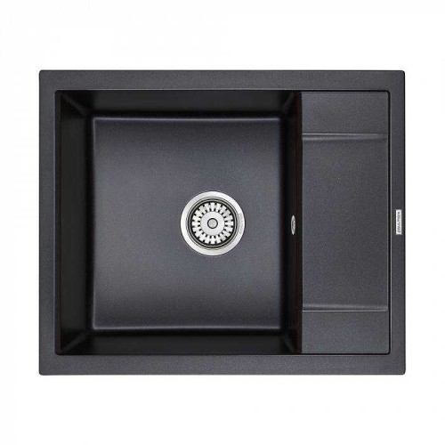Мойка кухонная Paulmark Optimum PM216050-BLM, черный мателлик